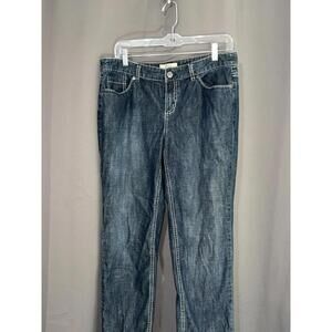 G.H. Bass & Co. Women's Jeans Size 8 Dark Wash 100% Cotton Made